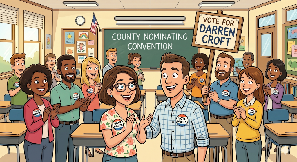 Darren Chosen for the Primary!